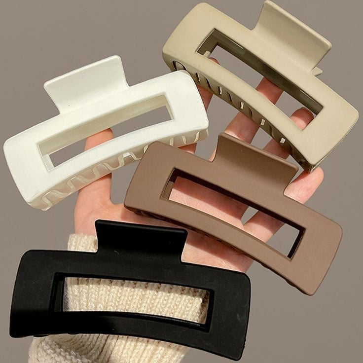 Matte Rectangular Stylish Claws - Large Set of 5 Colors