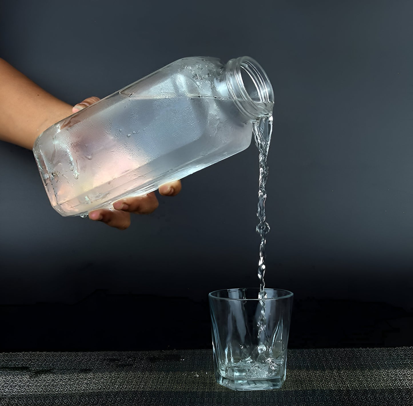 Borosilicate Glass Drinking Bottle