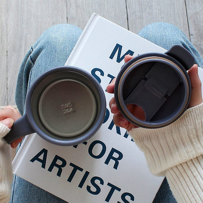 Premium Insulated Stainless Steel Coffee Travel Mug with Lid | Keeps Drinks Hot or Cold for Hours