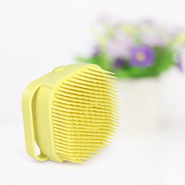 Silicone Shower Brush with Shower Gel Dispenser