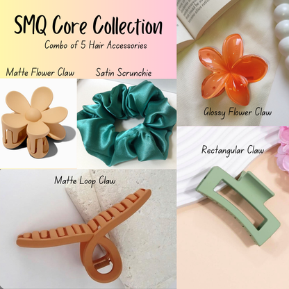 5-Piece Hair Combo Set for Daily Use | Gifting | Vacation | Office | College