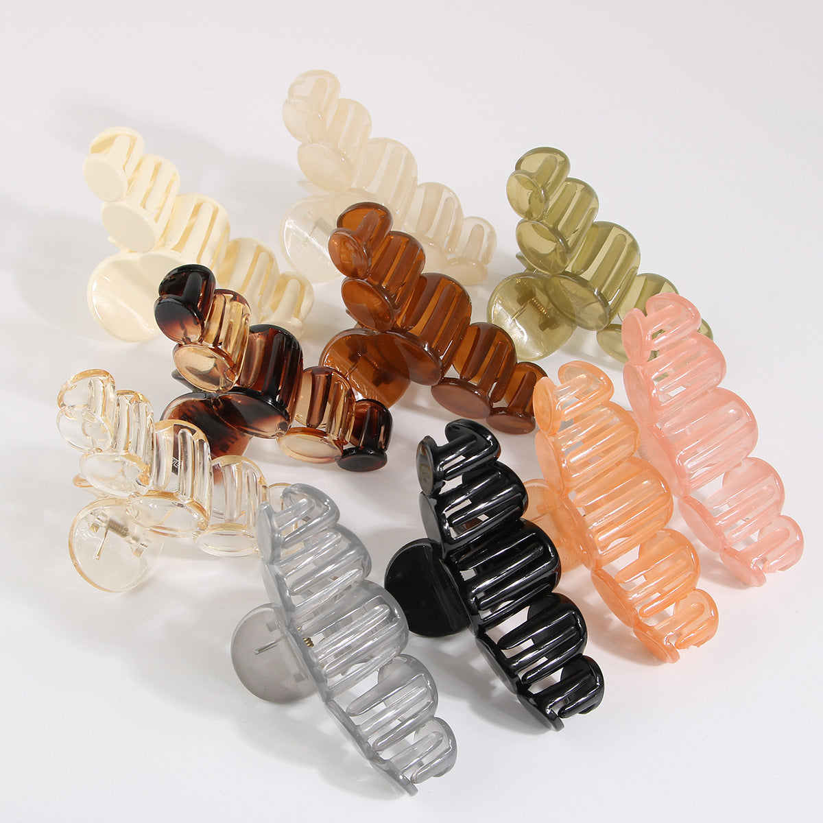 Glossy Transparent Bubble Claw - Set of 5