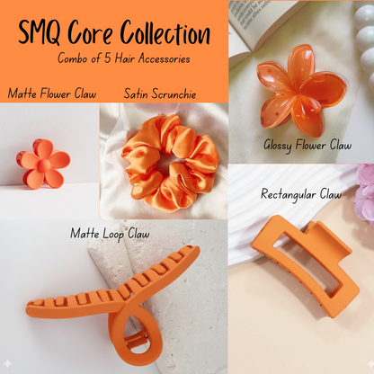 5-Piece Hair Combo Set for Daily Use | Gifting | Vacation | Office | College