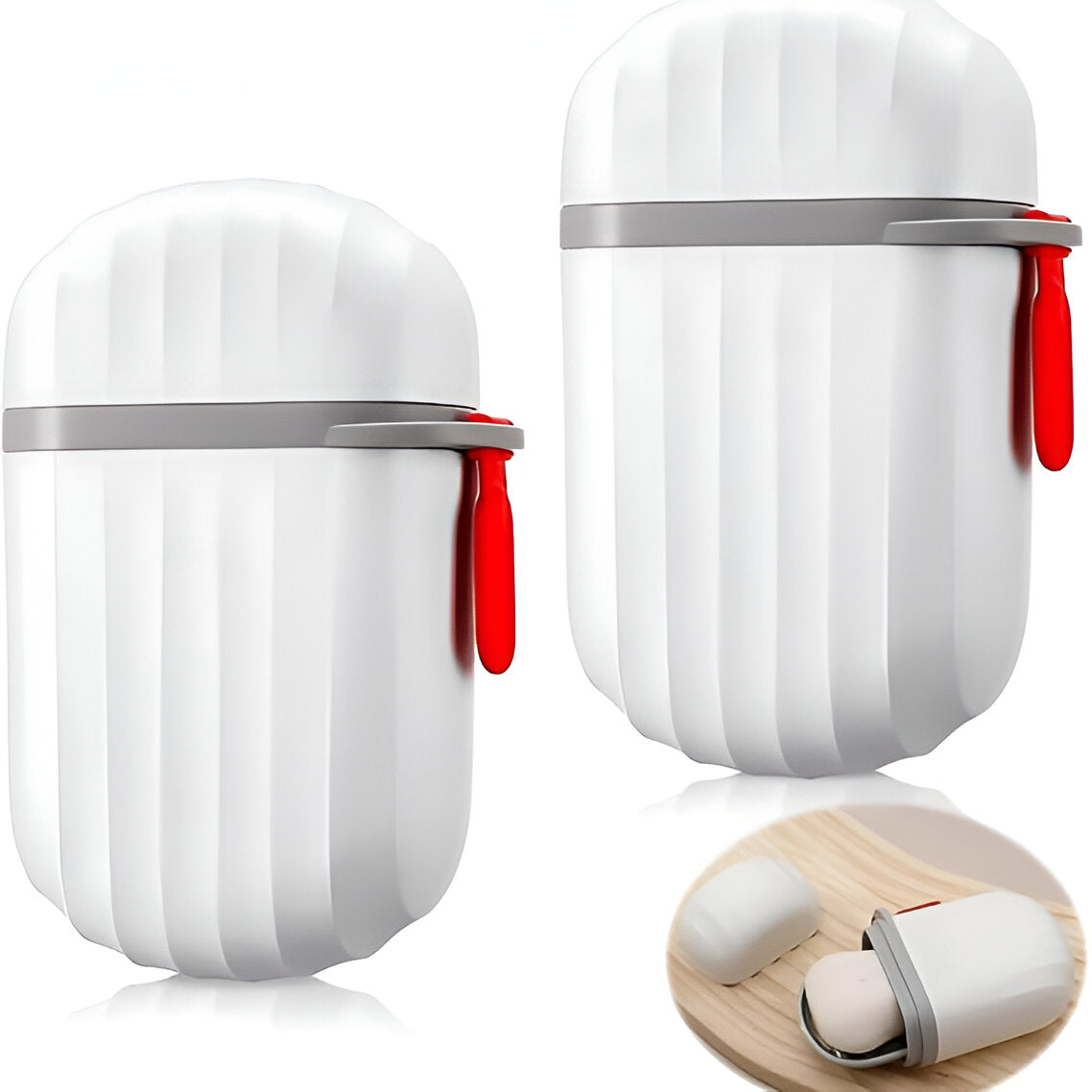 Portable Travel Soap Holder - Reusable, Leak Proof , Durable Plastic